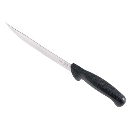 Mercer Culinary Millennia Black Handle Scalloped Utility Slicer, 9-Inch - style: Utility Slicer 9-Inch