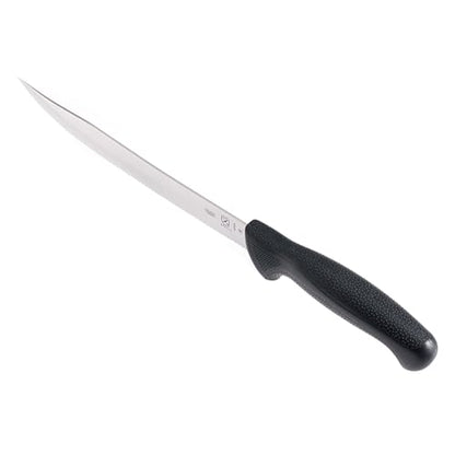 Mercer Culinary Millennia Black Handle Scalloped Utility Slicer, 9-Inch - style: Utility Slicer 9-Inch