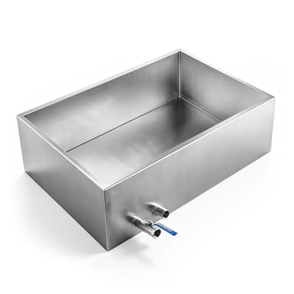 Marada Maple Syrup Evaporator Pan with Dual Interface Steam Table Pan,304 Stainless Jam Food Chafing for Home, Outdoor, Cooking (30"L x 20"W x 9.5"H) - size: 30x20x9.5 Inch (Pack of 1)
