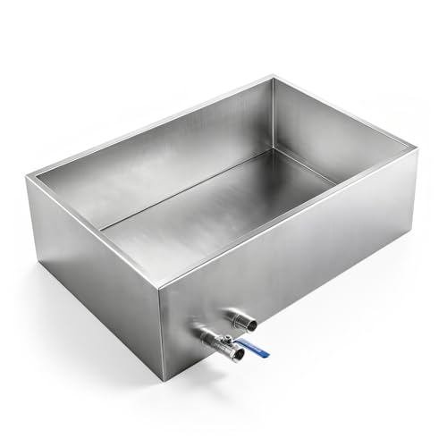 Marada Maple Syrup Evaporator Pan with Dual Interface Steam Table Pan,304 Stainless Jam Food Chafing for Home, Outdoor, Cooking (30"L x 20"W x 9.5"H) - size: 30x20x9.5 Inch (Pack of 1)