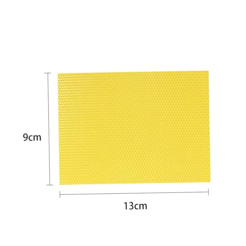 Happyyami 10pcs Natural Beeswax Sheets for Beehive Beehive Foundation Sheets Beekeeping Tools Bee Nest Foundation