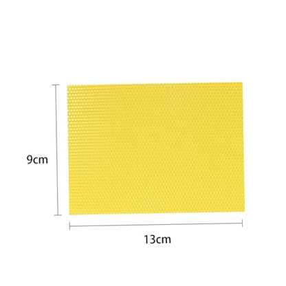 Happyyami 10pcs Natural Beeswax Sheets for Beehive Beehive Foundation Sheets Beekeeping Tools Bee Nest Foundation