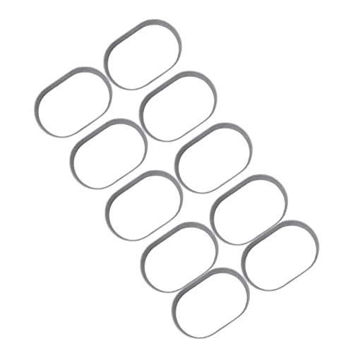 SHOWERORO 10pcs Stainless Steel Cheese for Baking Cake Chocolate and Desserts Creative Tool for Home and Easy Demoulding and Cleaning - color: Silver