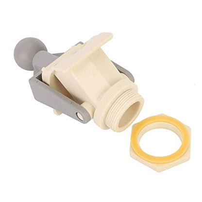 Honey Gate Valve with Ergonomic Ball Handle Plastic Bee Honey Tap Beekeeping Bottling Tool for Honey Extractor Equipment