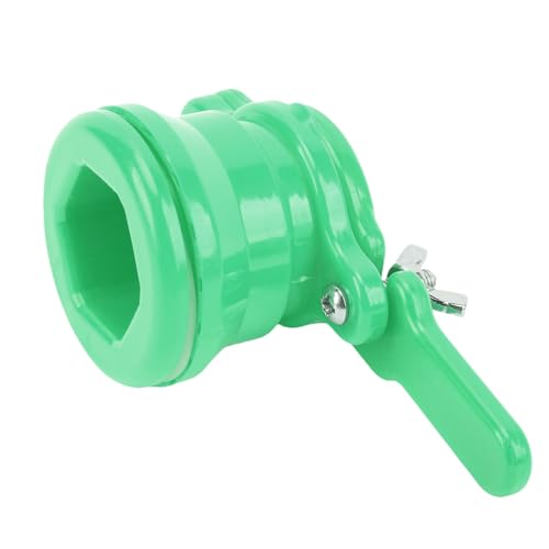 CHICIRIS Honey Gate, 2pcs Food Grade Plastic Leak Proof Valve with O Ring Seal, for Honey Extractor and Bucket Beekeeping Equipment (Green) - color: Green