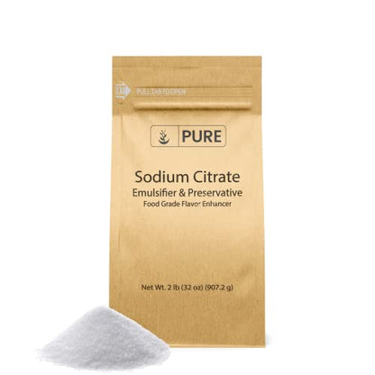 PURE ORIGINAL INGREDIENTS Sodium Citrate, Citric Acid, Maltodextrin Bundle, (2 lb Each) Food Grade, Natural