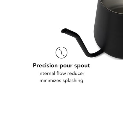 MiiR New Standard Pour-Over Kettle | Precision Angled Spout & Thermometer for Perfect Brewing, 1L Kettle for Smooth Pour-Over