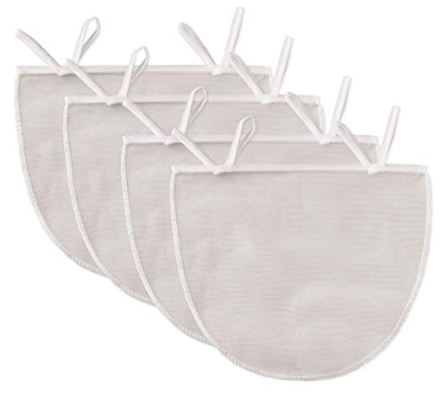 Beyond Gourmet Unbleached Nut Milk Bag, 11-Inches x 9-Inches, Set of 4