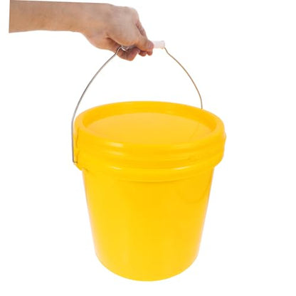 SOLUSTRE 10l Food Grade Barrel Airtight Wine Making Fermenter for Homebrew Large Fermenting Bucket Lid