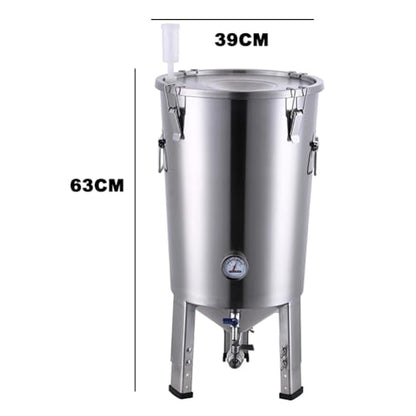 Home/Commercial Stainless Steel Fermentation Barrels, Wine Barrels, Portable Tanks, Liquid Storage Barrels, Home Winemaking Machines, Distillation and Fermentation Equipment,A - color: A