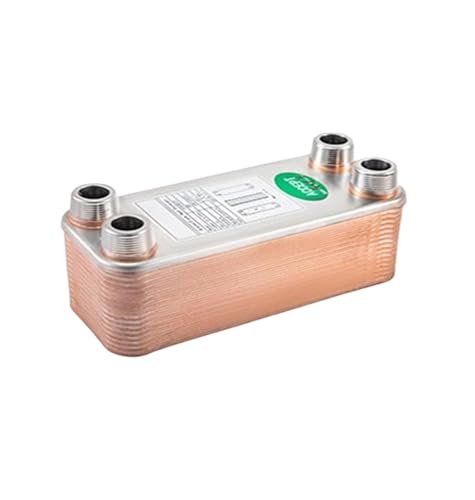 30 40 60 Plates Heat Exchanger Wort Chiller Stainless Steel Cooler Counterflow Chiller Water Heating(30 Plates) - color: 30 Plates