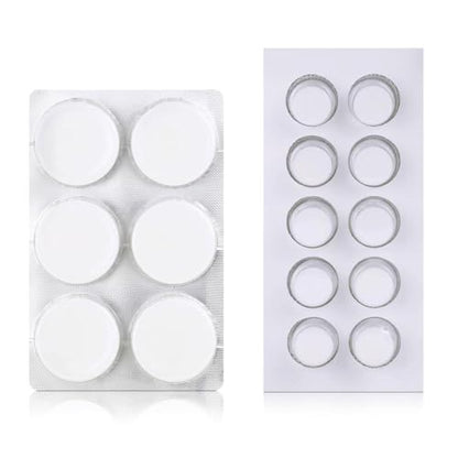 Cleaning Tablets for Miele (10 tabs) & Coffee Machine Descaling Tablets (6 tabs) Thorough Removal of Oil and Residue from Coffee Machine, Steam Oven, Oven/Range