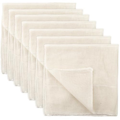 40 Pcs 20x20 Inch Cheese Cloths Grade 100 Hemmed Cheesecloth for Straining Cloth Strainer Reusable Cotton Cheesecloth for Cheese Making Supplies, Juicing, Canning, Cooking, Baking