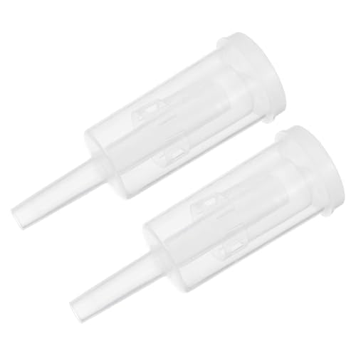 2pcs Transparent Plastic Wine Exhaust Valves Three-piece Check Valve for Fermentation for Red and Wine Home Brewing Leak Reusable