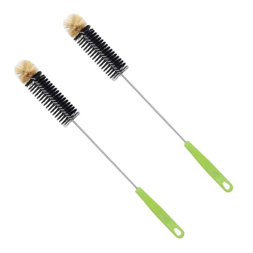 Long Bottle Cleaning Brush，Household Kitchen Cleaning Brush Set for Washing Narrow Neck Beer Bottles, Wine Decanters, Vases, Pipes，and Sports Water Bottles，2 Pack