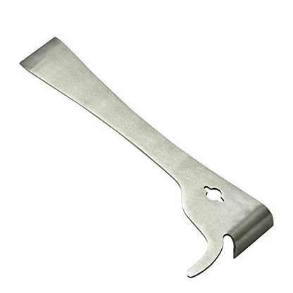 SEIWEI 2 Pack Stainless Steel Bee Hive Scraper with J-Hook Polished Beekeeping Tools Thumb Bee Honey Knife and Hive Scraper for Beekeepers