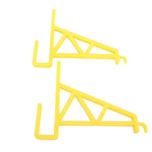 ANGGREK Beehive Frame Holder Grip, Beehive Inspection Bracket Lightweight Sturdy 10pcs for Honey Harvesting (Yellow) - color: Yellow
