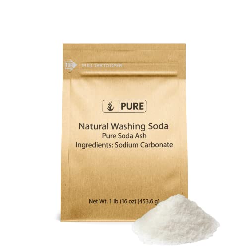 PURE ORIGINAL INGREDIENTS, Washing Soda, 1 Lb | For laundry applications, surface cleaning, and household maintenance - size: 16 Ounce (Pack of 1)