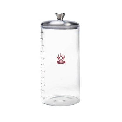 King Arthur Baking Company Petite Glass Sourdough Storage Crock With Lid And Spatula, Borosilicate Glass, 1-Pint Capacity - size: 1-Pint, Glass