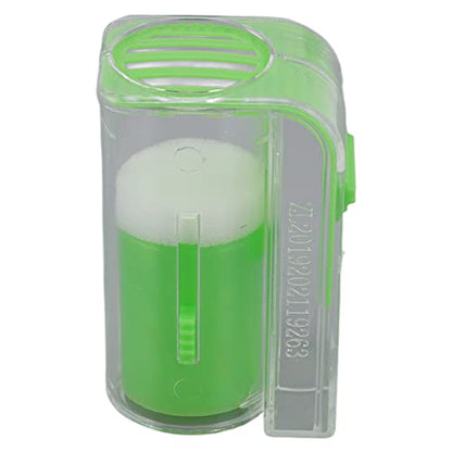 3 pcs Bee Queen Marking Marker Bottle Handed Queen bee Catcher Clip Holder Queen bee catching Marking Cage for Beekeepers(Green) - color: Green