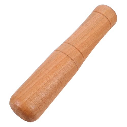 INOOMP Wooden Pestle Rod Lightweight Ergonomic Kitchen Gadget for Garlic Mashing Sauerkraut Pounder Food Grinding Stick for Sauces Purees and Pastes Random Color