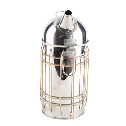 Beehive Smoker, Safe and Durable Stainless Steel Bee Smoker Beekeeping Equipment and Supplies with Heatshield for Beekeeping
