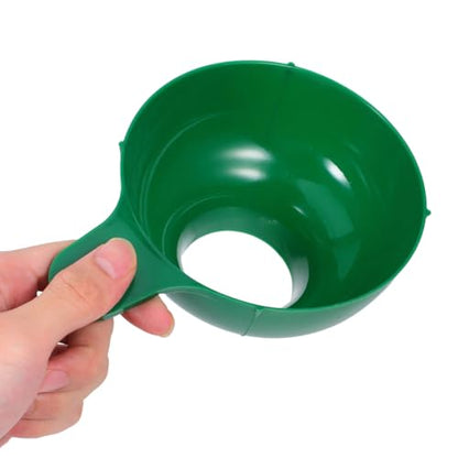 Amosfun Wide Mouth Funnel Set for Mason Jars Kitchen Funnels for Filling Bottles Seasoning Jam Oil Wine and Dry Ingredients Plastic Large Mouth Funnel for Home Use