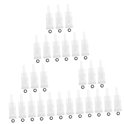 3sets Air Locks Reusable One Way Check Valves for Home Brewing Wine Beer Fermentation Easy to Clean Kit with Seals 6pcs*3