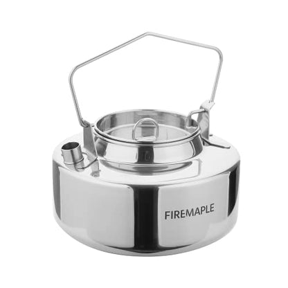Fire-Maple Antarcti 1.5L Kettle Series | Portable Durable Bushcraft Gear Open Fire Kettle | SUS304 Stainless Steel - size: 1.6 Quarts
