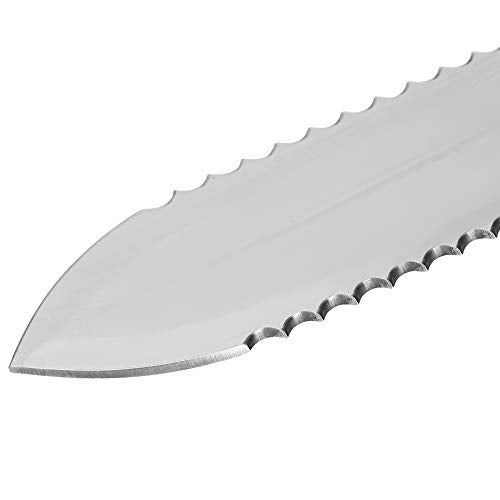 Stainless Steel Uncapping Knife Beekeeping Serrated Beekeeping Knife, Bee Hive Knife Cutter Blade Beekeeper Equipment Bee Hive Tool for Harvesting Extracting Honey