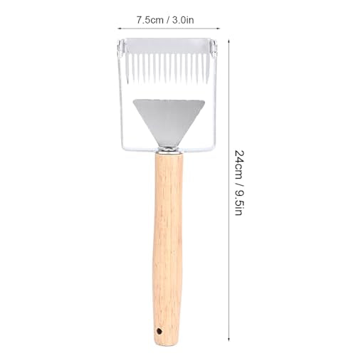 Tyenaza Honey Fork, Honey Scraper Multifunction Beehive Uncapping Fork Honey Shovel Beekeeping Knife Tool