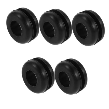Beaupretty 5pcs Leakproof Rubber Airlock Grommets for Homebrewing Wine and Beer Fermenters, Water Seal Fermentation Bucket Lid Sealing Rings for Mason Jar and Brewing Equipment