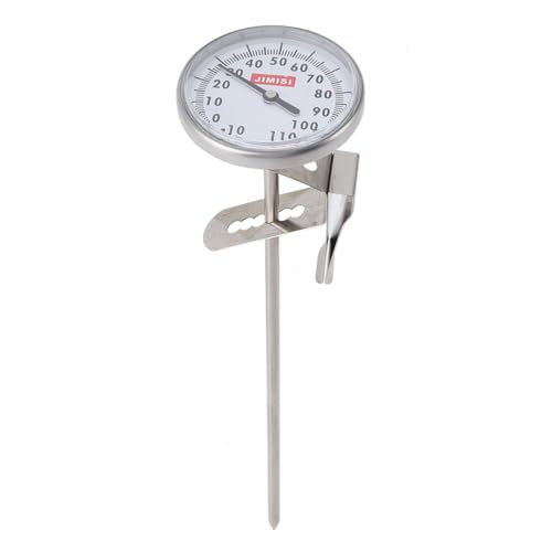 Yoidesu Pocket Milk Frothing Thermometer with 7.7 inch Probe Clip, Milk Thermometer for Steaming Milk, Bar Coffee Thermometer for The Coffee Drinks, Chocolate Milk Foam, Yoidesucqtk3ihbmn