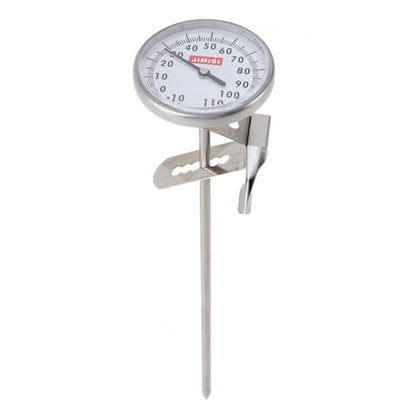 Diyeeni Milk Thermometer for Steaming Milk, Bar Coffee Thermometer for Frothing 195mm Probe - Pot for Yogurt Coffee Cheese Making Supplies with Clip, Candy and Food