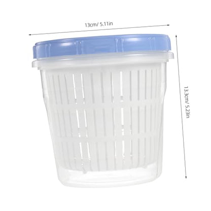 SOLUSTRE Pickle Container Strainer Juice Separator Jar Airtight Pickle Storage Jar for Family