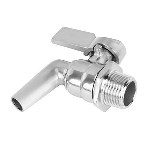 Beer Faucet Tap, Stainless Steel Adjustable Beer Faucet Rate Regulator Kit, Faucet Tap Spigot Replacement for Homebrew Wine Beverage Dispenser