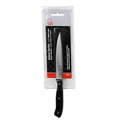 Chef Craft Select Utility Knife, 4.5 inch blade 12 inch in length, Stainless Steel - style: Utility Knife