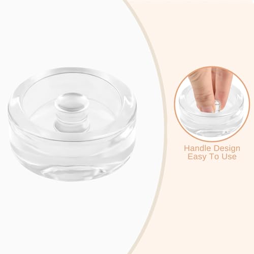 MEEZY 4 Set Fermentation Kit, Fermentation Glass Weights and Airlocks Compatible with 86MM Wide Mouth Mason Jars for Making and Storing Sauerkraut Vegetables