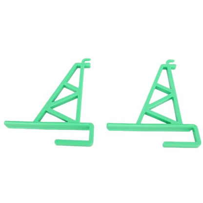 ANGGREK Beehive Frame Holder Grip, Beehive Inspection Bracket Lightweight Sturdy 10pcs for Honey Harvesting (Green) - color: Green