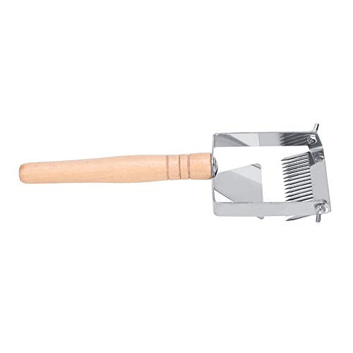 Stainless Steel Adjustable Beehive Scraper, Beekeeping Uncapping Fork Equipment for Efficient Honey Collections