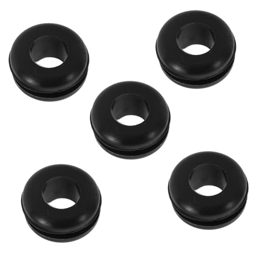 SHINEOFI 5pcs Rubber Fermentation Lid Seal Grommets for Mason Jar Airlock, Water Seal Venting Rings for Homebrewing Beer and Wine Fermenter