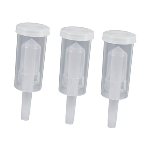 ABOOFAN 6 Pcs Three-Piece Fermentation Lock Kit for Homebrewing Waterproof Sturdy Design for Wine Beer Mead and Kefir Fermentation