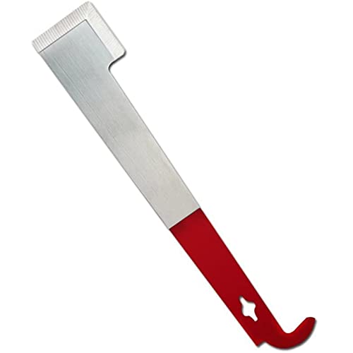 Steel Hive Tool J Hook hive Tools Stainless Steel Beekeepers J Hook Hive Tool Bee Hive Frame Lifter and Scraper for Beekeepers (1)