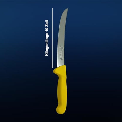 SMI Breaking Knife - 10 inch German Butcher Knife for Meat Cutting, Professional Solingen Quality