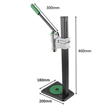 Manual Beer Bottle Capping Machine, Heavy Duty Strong Metal Bench Bottle Capper, 100-500mm Adjustable Height, for 26-29mm Round Bottles Caps