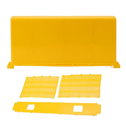 Acouto Beehive Frame Feeder 4L – Professional in- Bee Drinking Device for Langstroth & Dadant Hives, Eco Plastic, Drowning Mesh, & Design for Beginner and Commercial Beekeepers