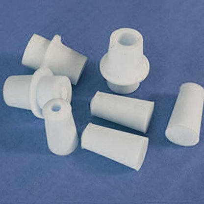 Othmro 10pcs Silicone Stopper Carboy Airlock Stopper with 20mm/0.79" Hole Silicone Plugs White for Homebrewing Beer Kombucha Airlock Stopper - size: 10pcs 20mm/0.79"