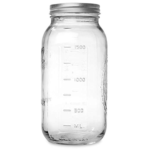 Ball 1 64oz Wide Mouth Half Gallon Mason Jar - size: 64 Ounce (Pack of 1)