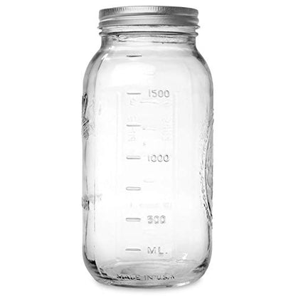 Ball 1 64oz Wide Mouth Half Gallon Mason Jar - size: 64 Ounce (Pack of 1)