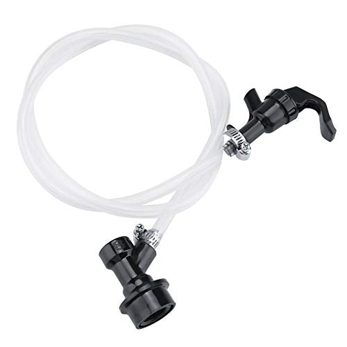 3.3ft Beer Hose, Beer Brewing Tubing with Ball Lock Disconnect and Party Tap for Corny Cornelius Keg Distribution Home Brewing Outdoor Parties